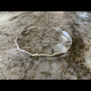 Sterling silver cuff bracelet